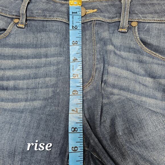 PAIGE Scheyla Raw Hem Cuffed Denim Shorts DNM573 Size 31 - Picture 14 of 16